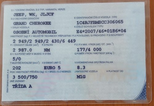 JEEP GRAND za 209990